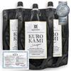Ikumo Black Hair 400g X 3 Bags Color Natural Made In Japan [Ikumo Official] Shampoo, (approximately 90-day Supply), Treatment, Black,
