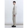 H M Linen Suit Pants sliM Fit ligHt Beige