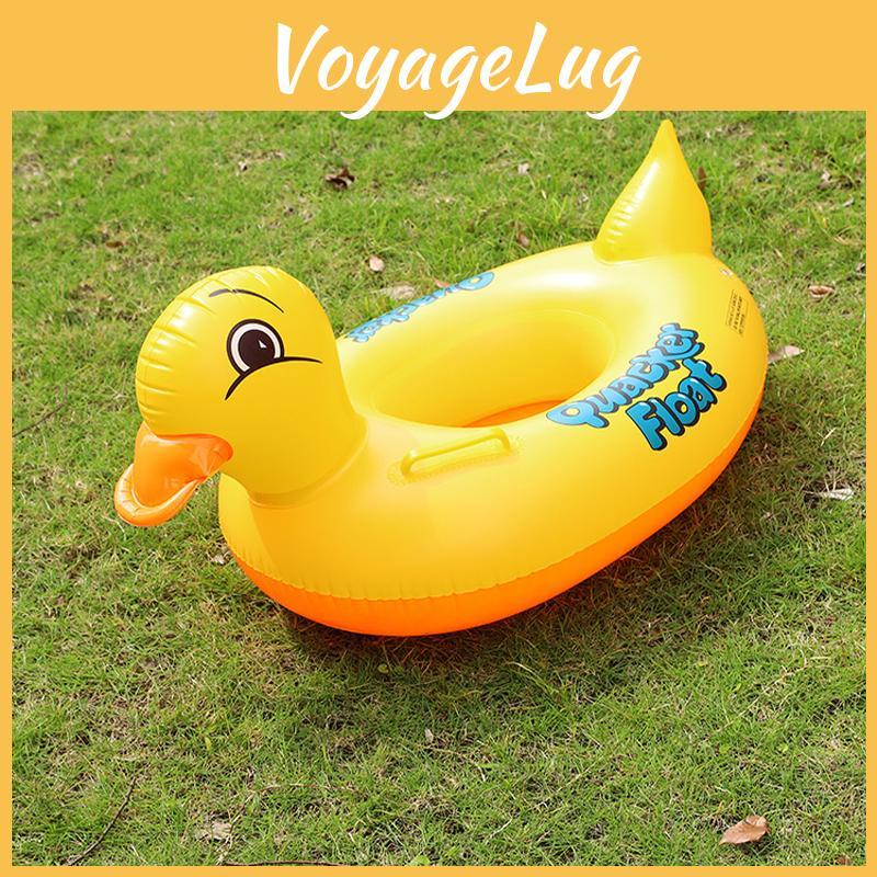 Wholesale Inflatable Swimming Ring For Kids Cute Yellow Duck Swim Seat Ring