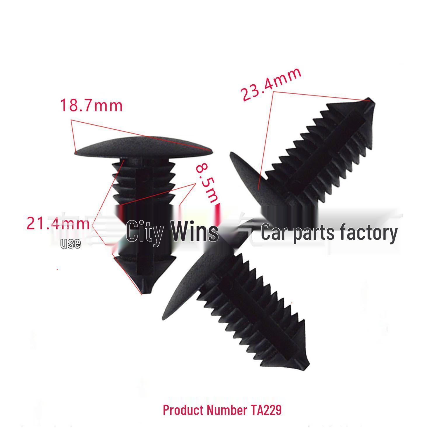 

European Car Roof Accessory Decoration Barb Rivet Clip 10000 Pieces