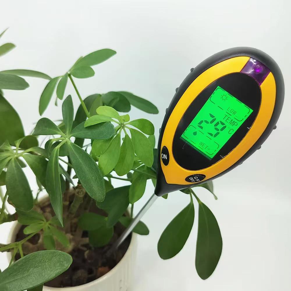 Soil Moisture, pH, and Light Sensor for Plants