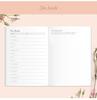 Red Hardcover Wedding Planner and Budget Notebook