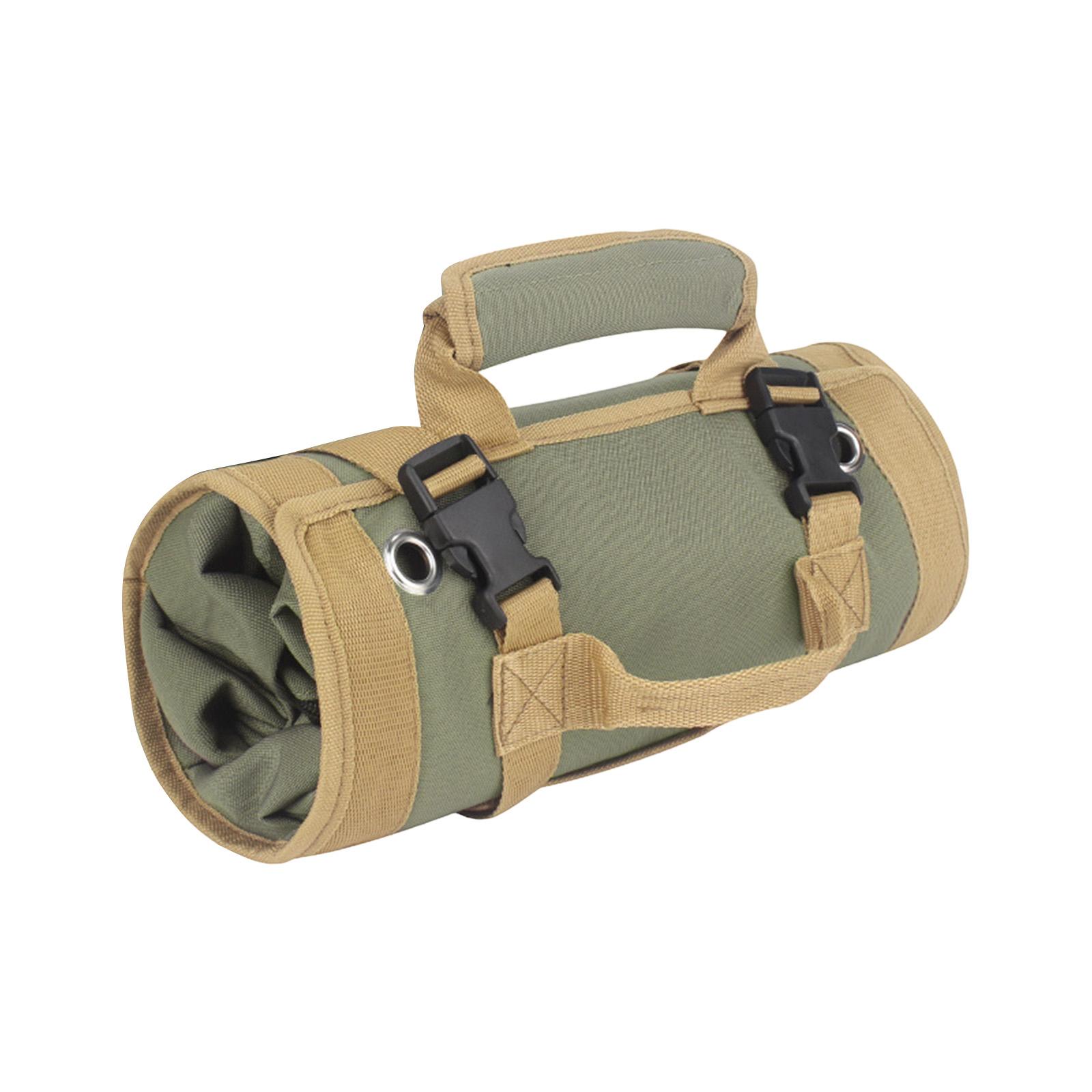 

Roll-up Tool Bag, Tool Roll Storage Bag, A Gift For Mechanics, Electricians, And Repairmen, Portable Motorcycle Tool Storage Bag. One Size