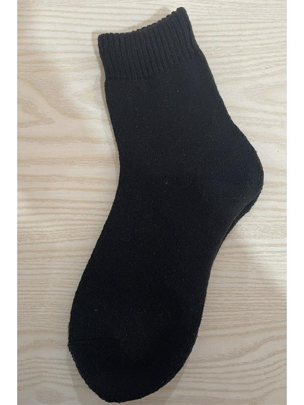 

Men s Extra Thick Wool Mid-Calf Socks: Odor-Resistant, Wear-Resistant, Autumn/Winter Warmth, Over-the-Knee. One Size чорний/Чистий