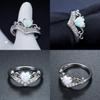 Creative European American Female Fashion Jewelry Heart-shaped Copper Ring Cy107