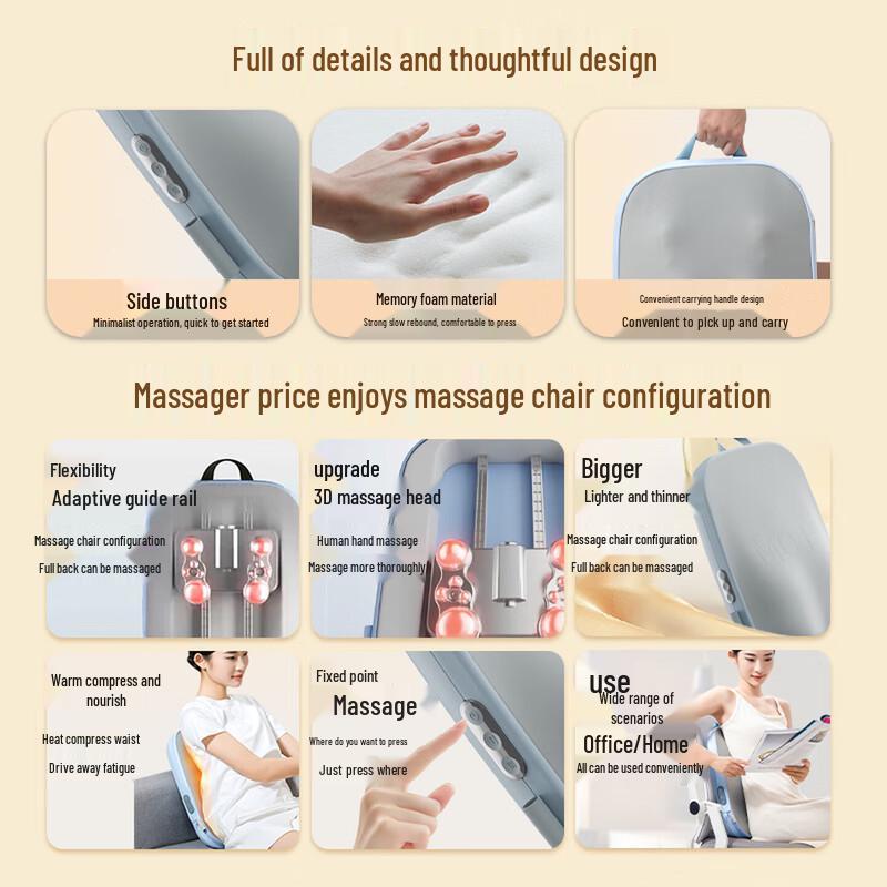 MIAOJIE MX05 Wireless Portable Back Massager