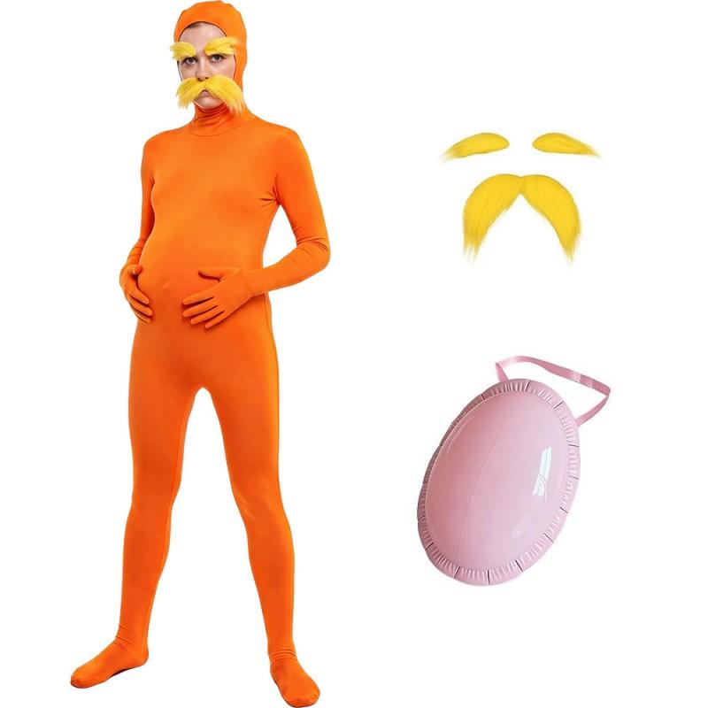 Lorax Kostīms Bodijs Komplekts Hallowīns Cosplay