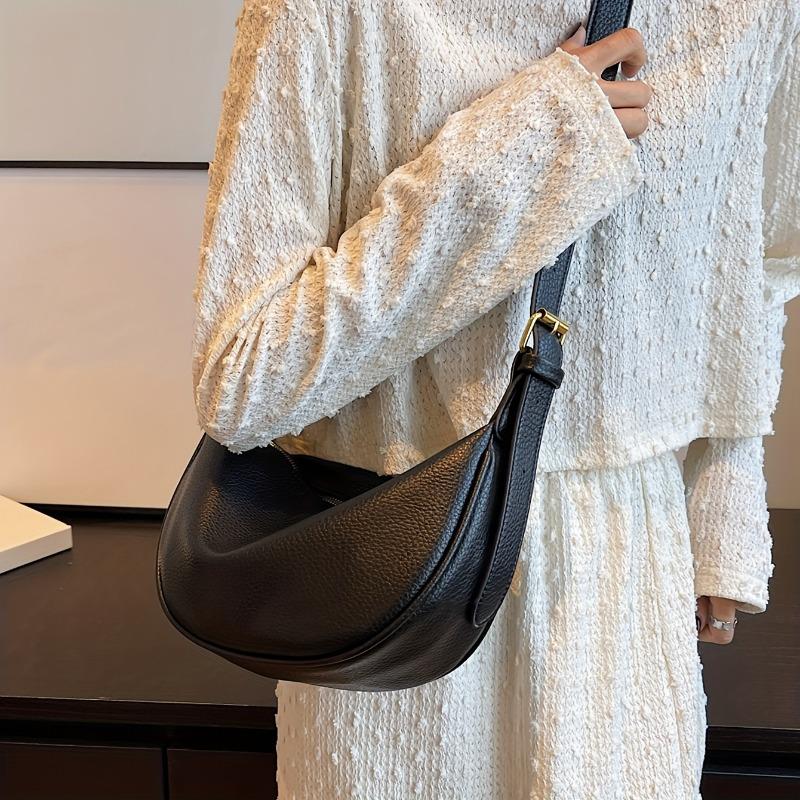 Elegant Women's Shoulder Backpack - Detachable Adjustable Strap,Single Shoulder Bag, Zipper Closure & Polyester Lining, for Work, Travel