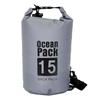 Practical Outdoor Waterproof Dry Backpacks Tear Resistant PVC Storage Bag Adjustable Shoulder Strap For Hiking