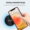 Eingebettetes kabelloses Desktop-Ladegerät: 15W Schnelles Qi Handy-Ladepad zur Schreibtischintegration