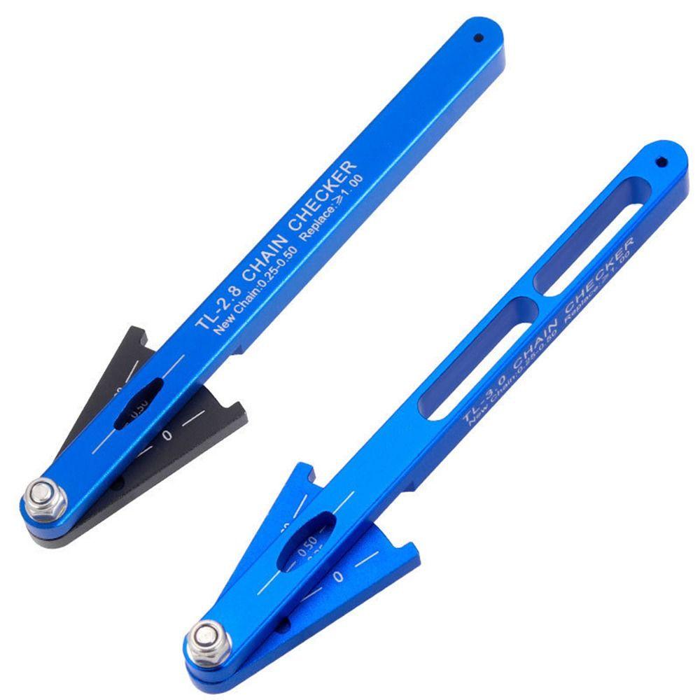 

Accurate Tools Bike Chain Checker Tool Multi-Functional Bike Chain Gauge for All Speed Bike Chains Hollow Out Design