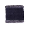 Winter Knitted Fleece-Lined Hat & Scarf Set for Men, Women & Kids - Thick Wool Parent-Child Cap