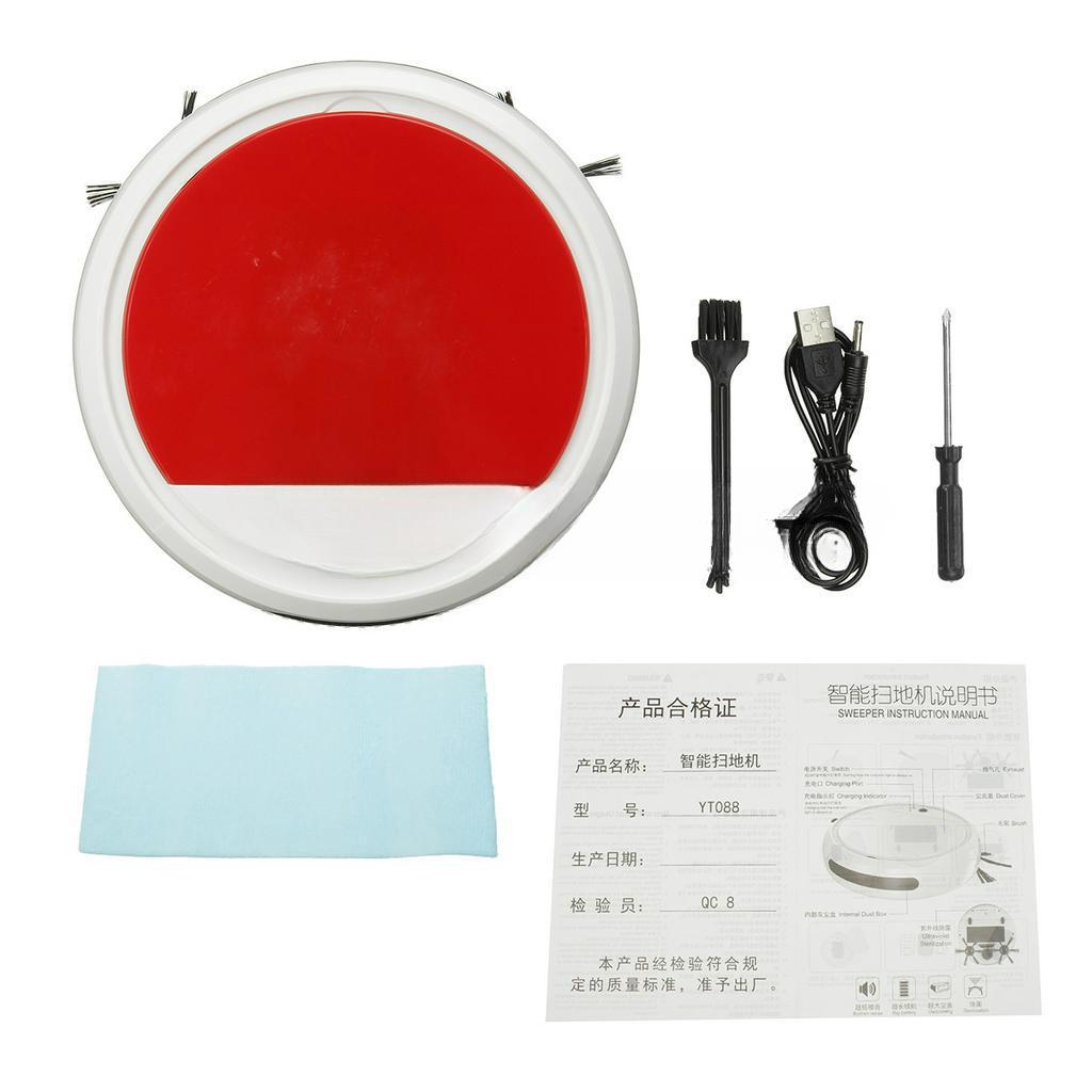 4IN1 Household 1800mAh Multifunctional Smart Vacuum Suction Cleaner USB Charging Sweeping Robot Fully Automatic UV Disinfection
