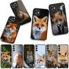 Cover for Apple iPhone 17 16 11 Pro XS Max XR 6 7 8 Plus 16E SE 2020 Air 5 SE2 Phone Case Wild Pets Fox Wallpaper