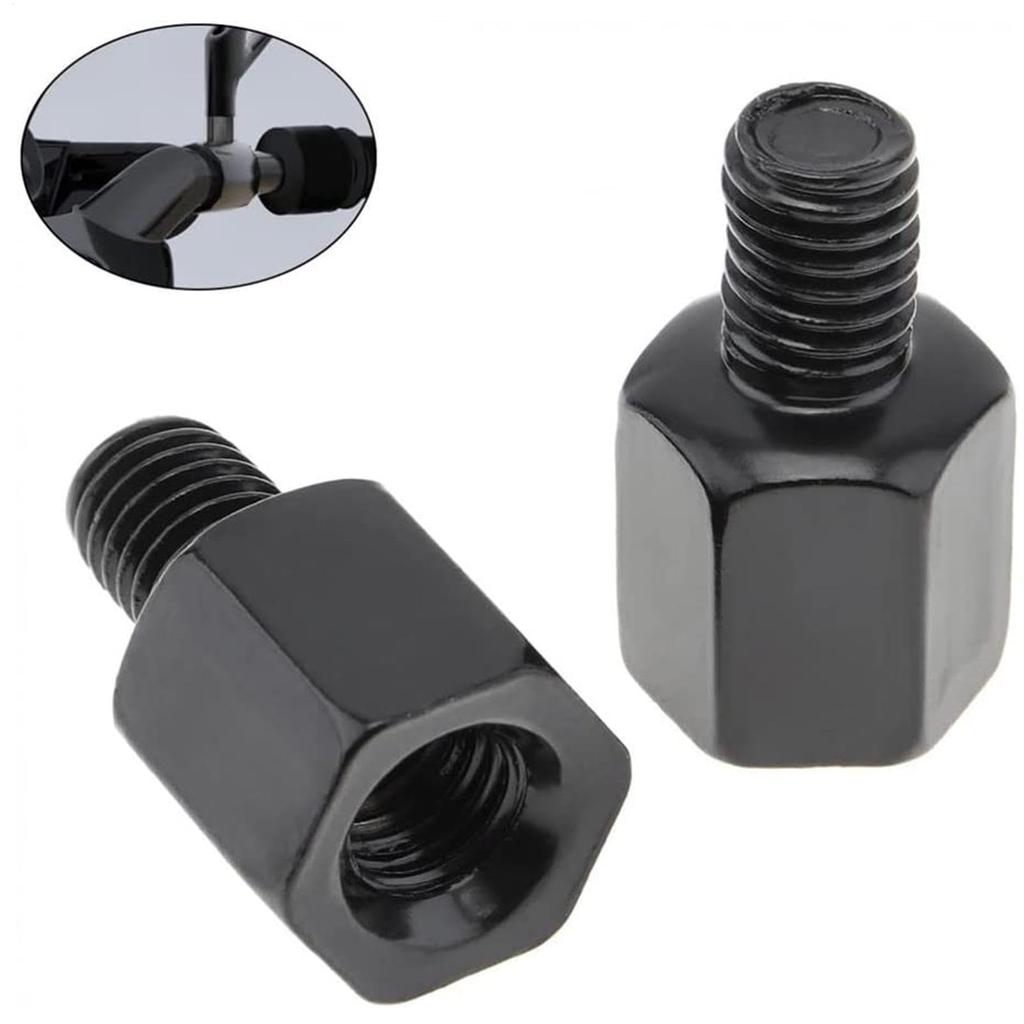Motorcycle Mirror Conversion Adapter 4pcs Bike Mirror Adapter Screw Conversion Adapter M8/M10 Height Adjustment