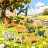 Animal Model Toys Set: Bee, Spider, Centipede, Mantis, Grasshopper, Dragonfly, Butterfly, Beetle, Scorpion, Ant.