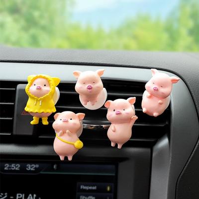 Cute Pig Decoration Interior Perfume Clip Air Conditioning Outlet Aromatherapy Car Air Freshener
