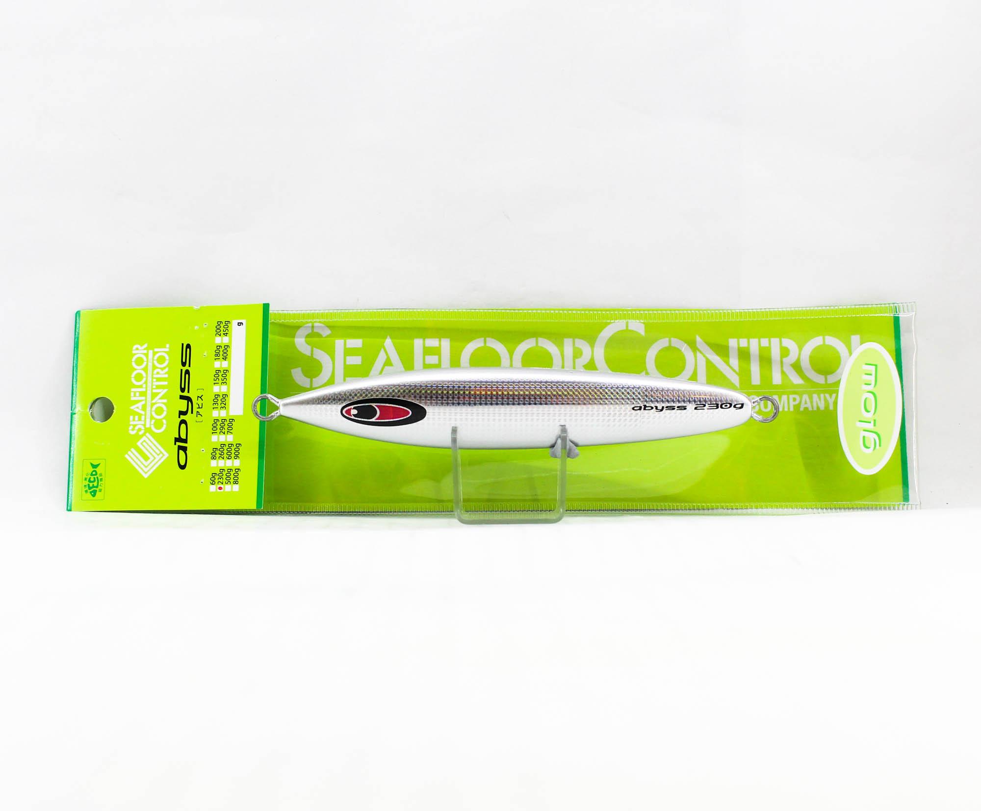 Seafloor Control Metal Jig Abyss 230 grams Silver Glow GR (8735)
