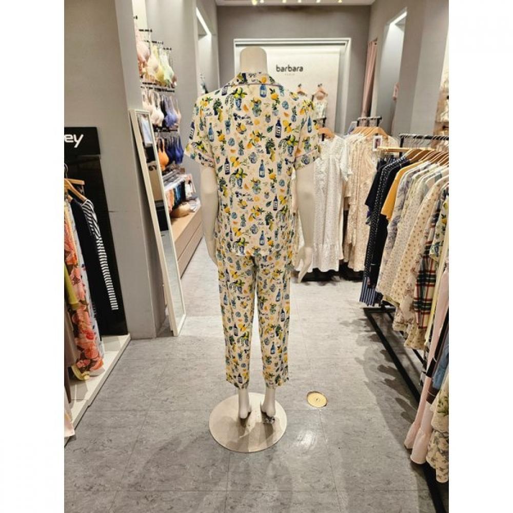 Barbara Cream Flower ASamyeon Women S Pajama Awp4619b