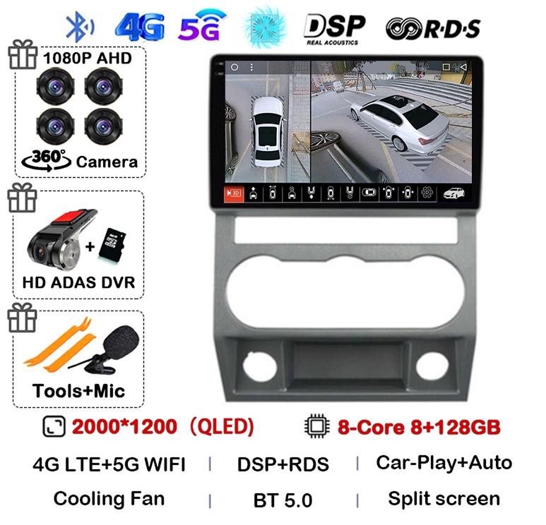 Android 14 Auto Carplay WIFI Car Radio For GAZ Gazelle Next 2013 - 2021 Multimedia Video Player GPS Stereo Navigation 360 Camera