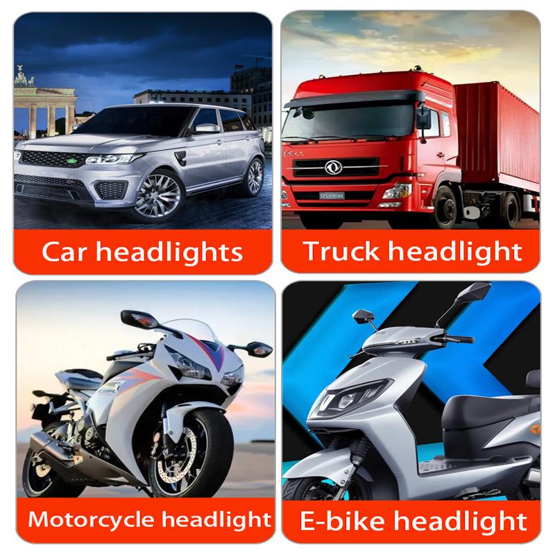 Car Headlight Polishing Restoration Kit Headlight Scratch Repair Remover Headlamp Cleaning Polishing Set Remove Oxidation Liquid