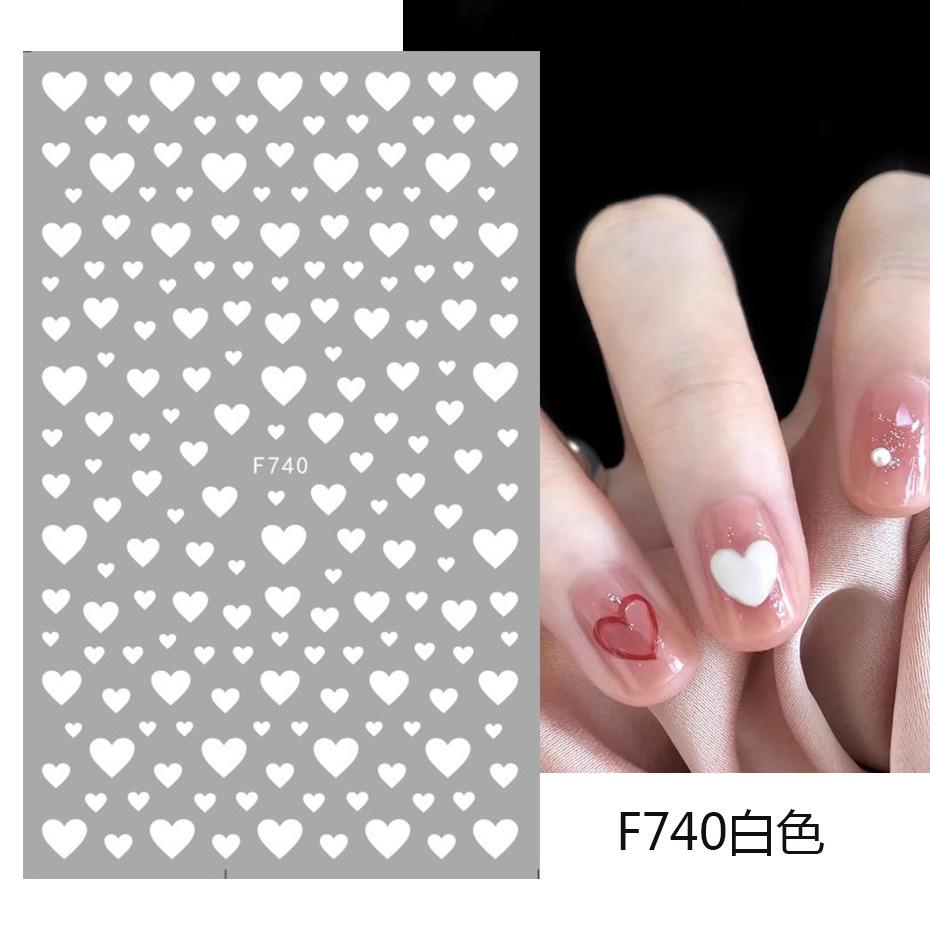 Наклейка для наращивания ногтей Пудра Румяна Love Red Halo Dye Постепенный натуральный — фото 14