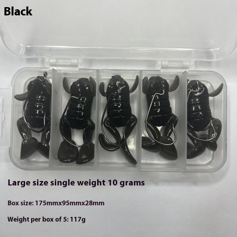 5Pcs/Set Lure Bait 10G/Piece Water Surface Kick Frog Fake Bait High Simulation Tpe Frog Soft Bait Frog-Like Stance Lure