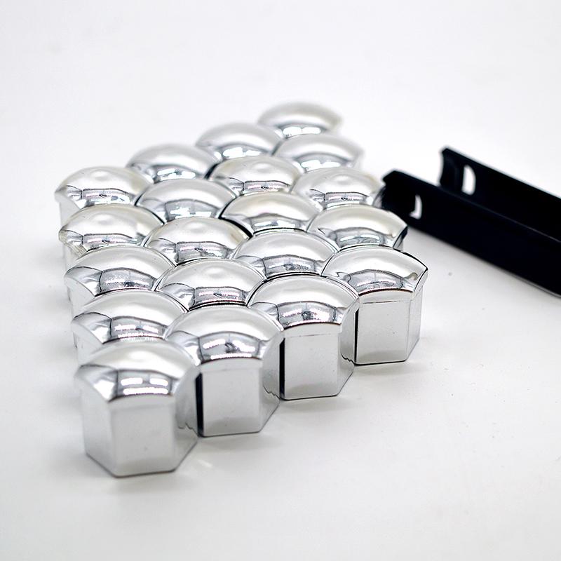 17/19/21MM Car Wheel Nut Head Cover Caps Protection Anti-Rust Auto Hub Screw Cover Car Tyre Nut Bolt Exterior Decoration 20Pcs