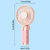 Portable Clip On Fan Adjustable Foldable Personal Fan Portable 3 Speeds Handheld Cooler Small Cooling Accessories For Umbrella