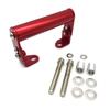 Motorcycle Handlebar Extender Clamp Frame Aluminum Extension Bracket Holder for Cellphone Speedometer with Screws