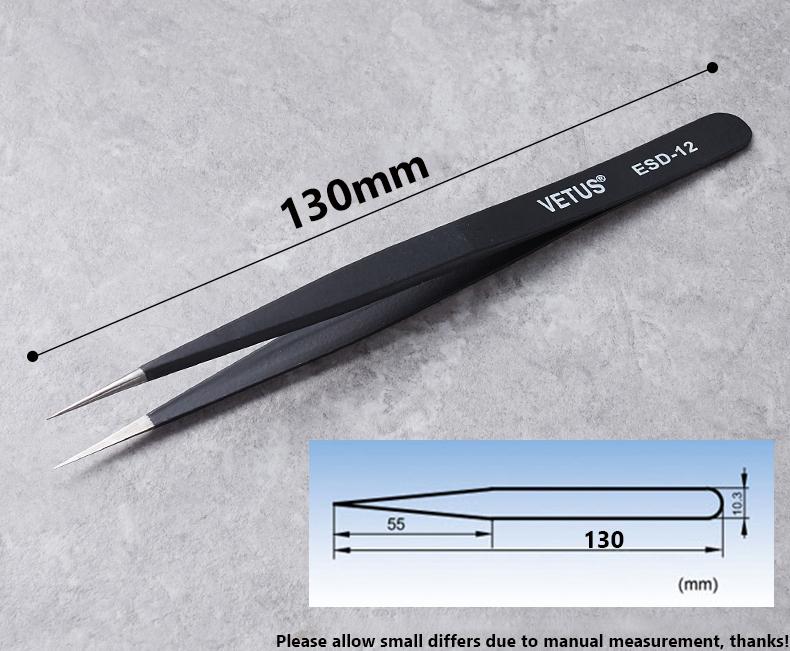 1Pcs Good Quality Stainless Steel Multi Kind Tweezers Anti-static for Beads Diamond etc Jewelry Accessories Tools