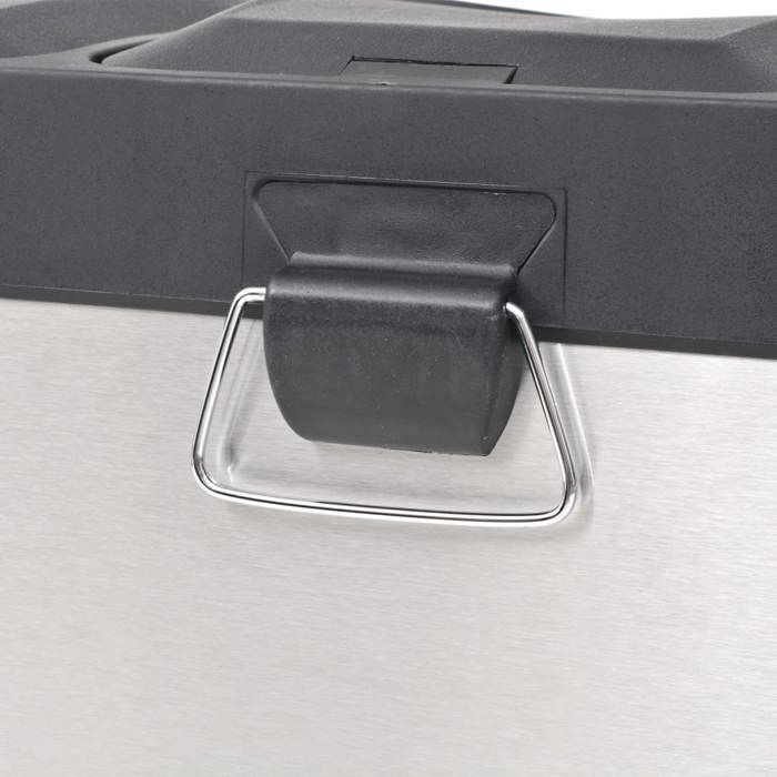 VidaXL Poubelle à ordures Acier inoxydable 54 L
