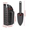 Metal Detecting Sand Scoop Set ABS Plastic Ergonomically Sand Scoop and Trowel Comfortable Grip 1/2 Gallon Capacity for Garden
