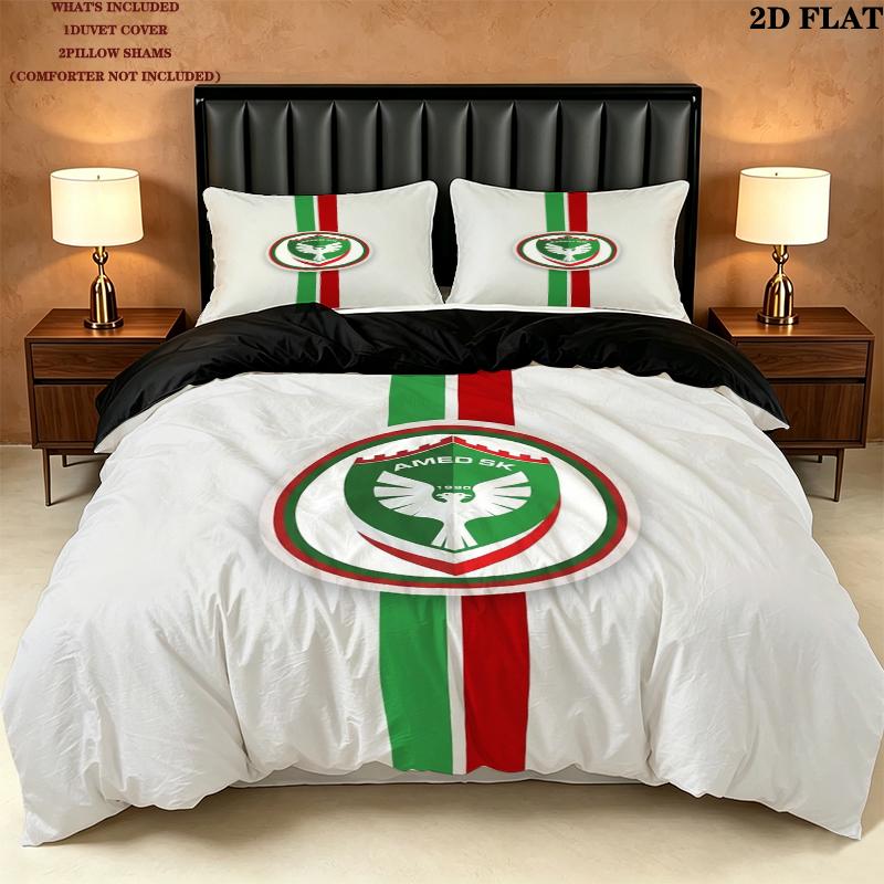 Amedspor Pattern Bedding uilt Set uilt Cover Pillowcase Home Decoration Birthday Gift (1 * duvet cover + 2 * pillowcase without core)
