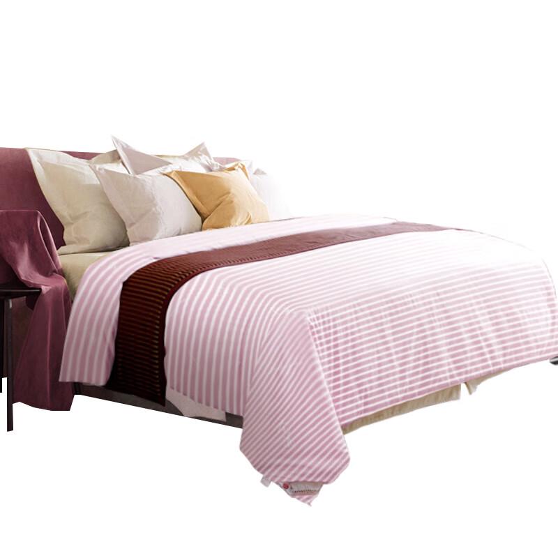 

Jinjiaying Luxury Pink Stripe Mulberry Silk Quilt