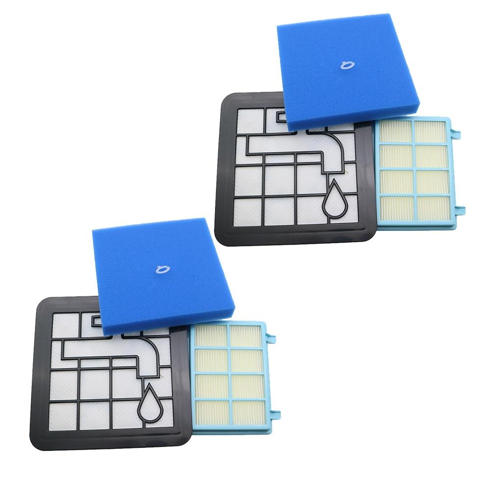 

Моющийся комплект поролонового фильтра для двигателя Philips Power Pro Compact FC9331/09 FC9332/09 FC8010/01, детали пылесоса FC8010