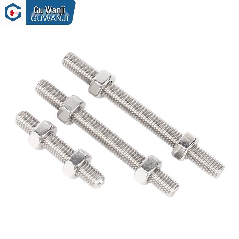 GUWANJI 304 Stainless Steel Threaded Rod & Hex Nut Kit