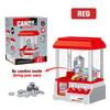 Máquina de Garra Eletrônica Doce Jogo de Fliperama Brinquedo Mini Máquina de Garra Música e Luzes Pegador Pega Boneca Brinquedos para Crianças Presente de Aniversário para Menina