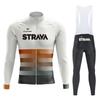 2026 Long-sleeved Cycling Suit Men's and Women's Overalls Road Bicycle Cycling Shirt Quick-drying and Breathable