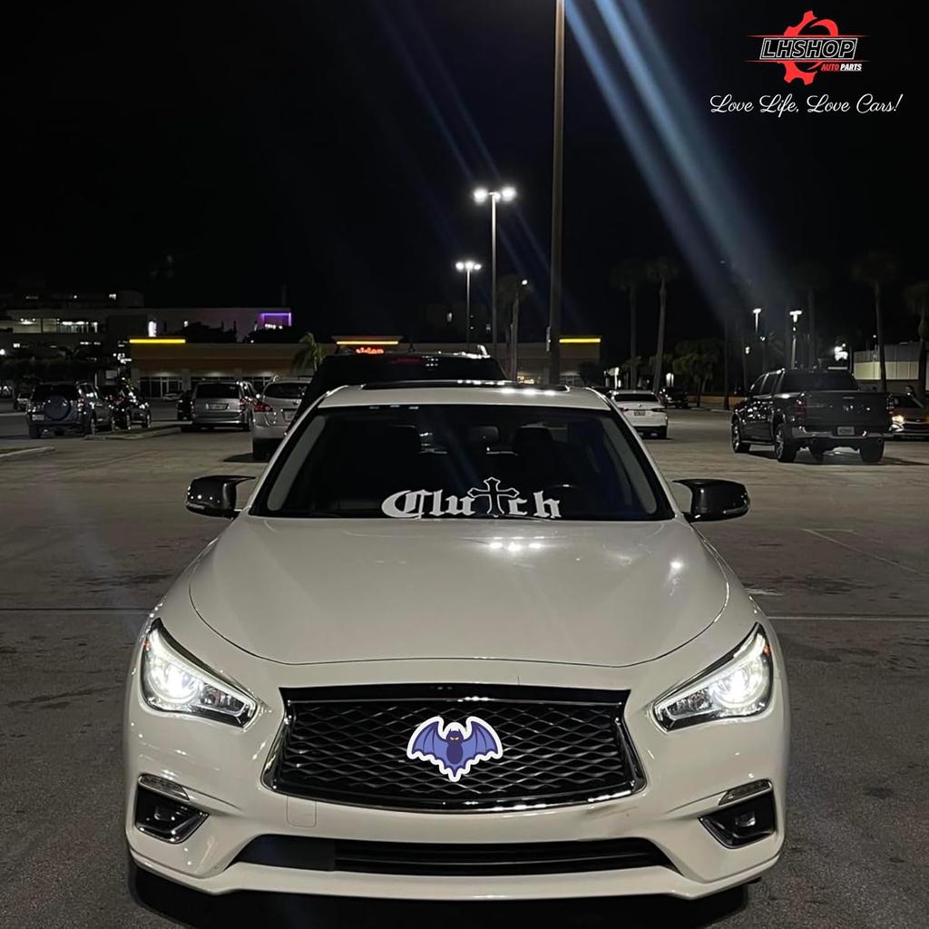 Carbon Fiber Side Mirror Caps For Infiniti Q50 Q60 Q70 QX30 QX50 Q50L Accessories, Passenger Driver Side View Mirror Cover Replacement Car Exterior