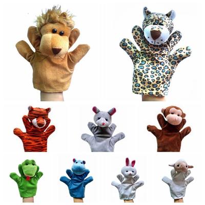 Cartoon Animal Adorable Hand Puppets Plush Toy Animals Hand Finger Puppet  Birthday Gift