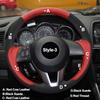 For Mazda 3 Axela 2016 For Mazda CX-5 CX5 CX-3 Hand Sewing Steering Wheel Cover