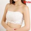 Ladies Sexy Lace Stretch Boob Tube Top Bandeau Strapless Padded Bra Elegant