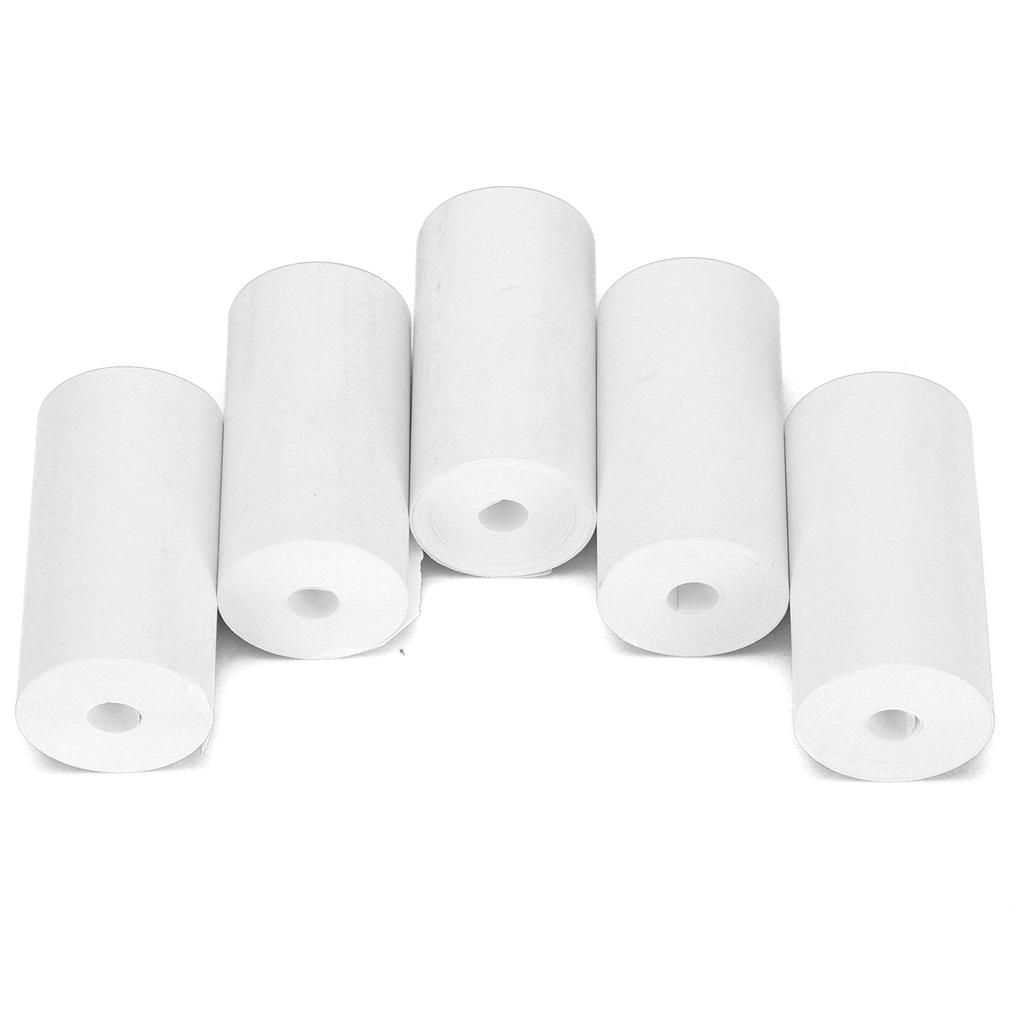 5 Rollen Thermodruckpapier 57x30mm Klar Glatt Staubdicht Klein Leicht Kassenbon Thermo