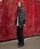 Assenti [Fleece-Lined][Select Length] Denim Slim Bootcut Pants_Black
