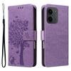 For Xiaomi Redmi 15C 4G (171mm) Phone Case with Stand Cat Tree Pattern Leather Wallet Mobile Cover