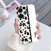 For Redmi 13 4G Phone Case Brown Leopard Print Soft Silicone TPU Cover Colorful Marble Fundas For Xiaomi Redmi 13 Redmi13 Coque