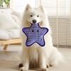 Étoile de Mer Violette Peluche Jouet à Mâcher pour Chien Soulagement de l'Ennui et du Stress Étoile Peluche Squeaky Résistant à la Morsure Nettoyage des Dents du Chien Jouet Animal Interactif Fournitures pour Animaux