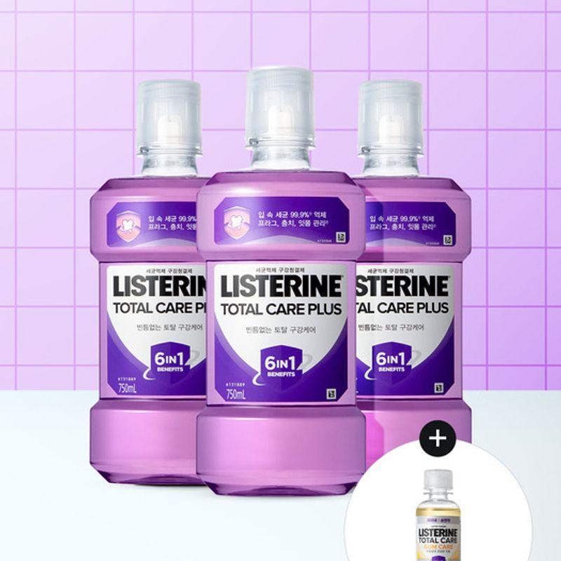 (Zeng_Geum Care Mild 100ml) Listerine Total Care Plus 750mlx3