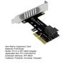 PCIE X4 to SFF8643 Expansion Card High-Speed Transmission Universal PCIE to U2 NVMe SSD Riser Solid State Drive Adapter